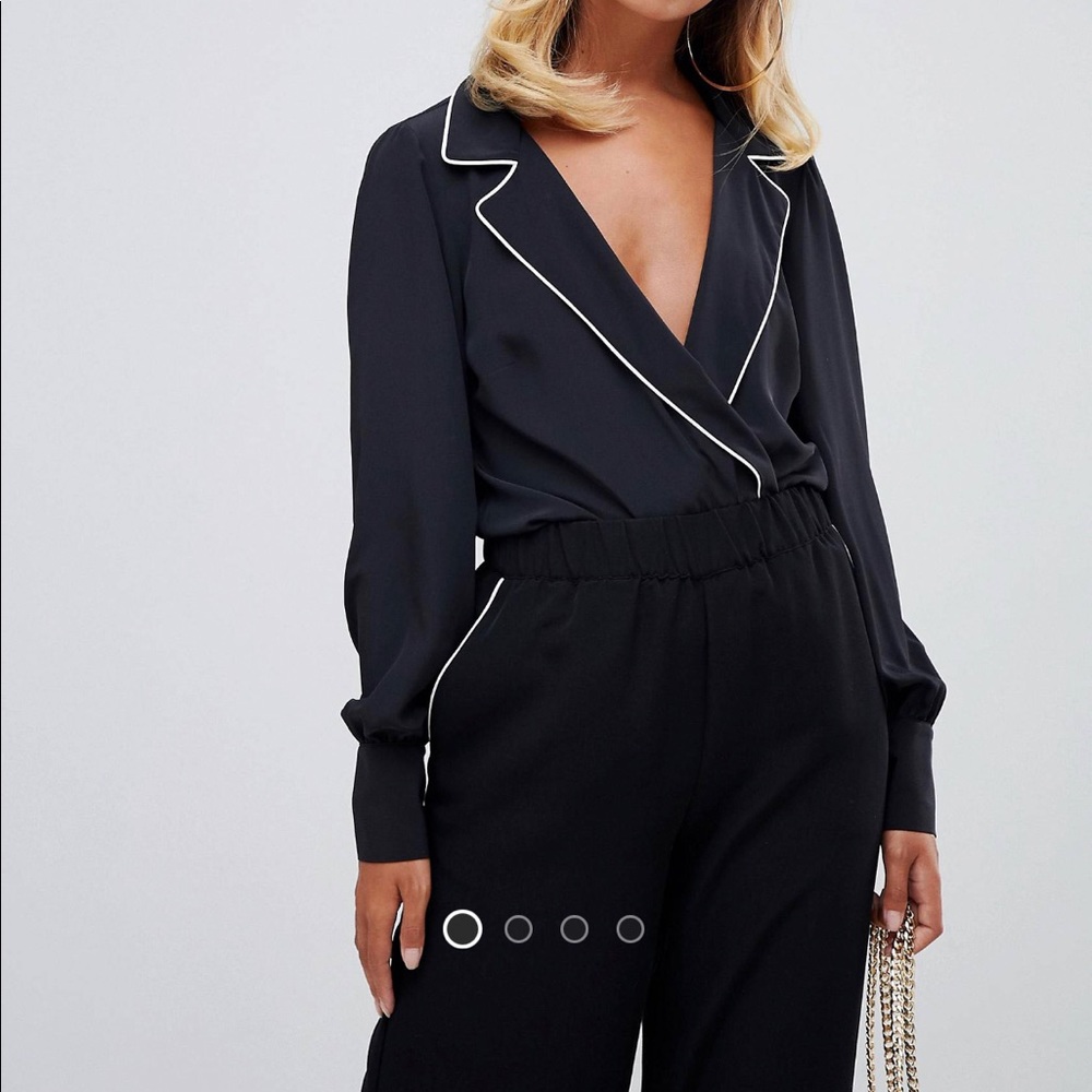 Asos long sleeve pyjama style body never worn